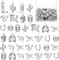 78 Pieces Western Cowboy Charms for Jewelry Making Western Horse Charms Cowboy Boot Charms Antique Silver Alloy Pendants Charms for Bracelet Earrings Necklace Jewelry Making
